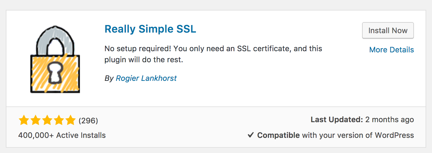 Really Simple SSL plugin